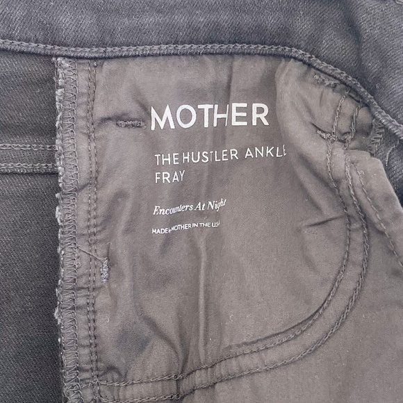 Mother The Hustler Ankle Fray Jeans in Encounters At Night 28 NWT - Picture 10 of 11
